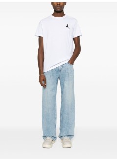 isabel marant t-shirt man zafferh-ga 24pts0047hab1n21h 20wh