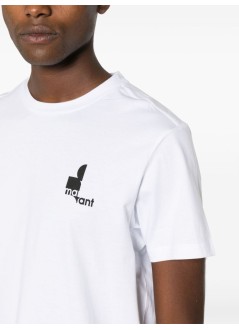 isabel marant t-shirt man zafferh-ga 24pts0047hab1n21h 20wh
