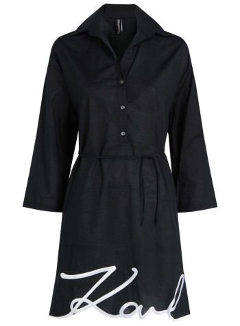 Karl Dna Signature Beach Dress