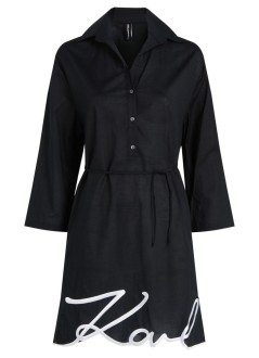 karl lagerfeld dress woman karl dna signature beach dress 240w2205 999