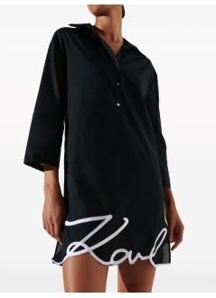 karl lagerfeld dress woman karl dna signature beach dress 240w2205 999