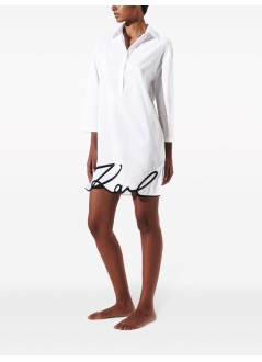 karl lagerfeld dress woman karl dna signature beach dress 240w2205 100