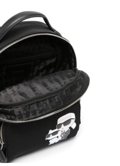 karl lagerfeld viaje mujer k/ikonik 2.0 nylon sm backpack 240w3075 a999