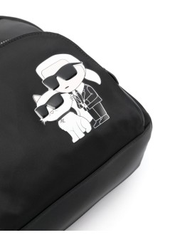 karl lagerfeld viaje mujer k/ikonik 2.0 nylon sm backpack 240w3075 a999