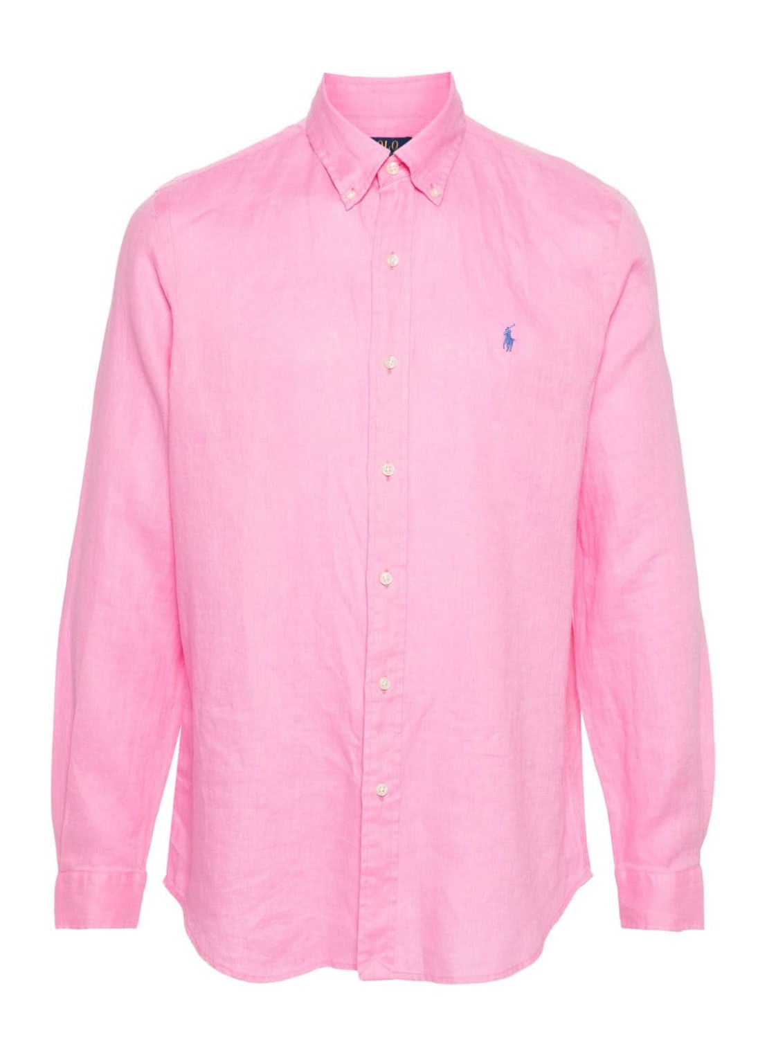 Camiseria polo ralph lauren shirt man cubdppcs-long sleeve-sport shirt 710794141022 harbor pink tall
