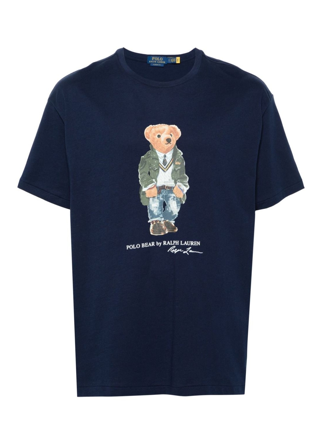 Camiseta polo ralph lauren t-shirt man sscnclsm1-short sleeve-t-shirt 710854497034 sp24 newport navy