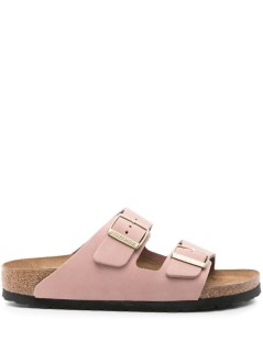 birkenstock flat shoe woman arizona lenb soft pink 1026684 soft pink
