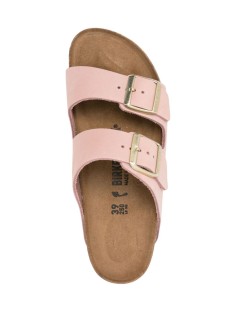 birkenstock flat shoe woman arizona lenb soft pink 1026684 soft pink