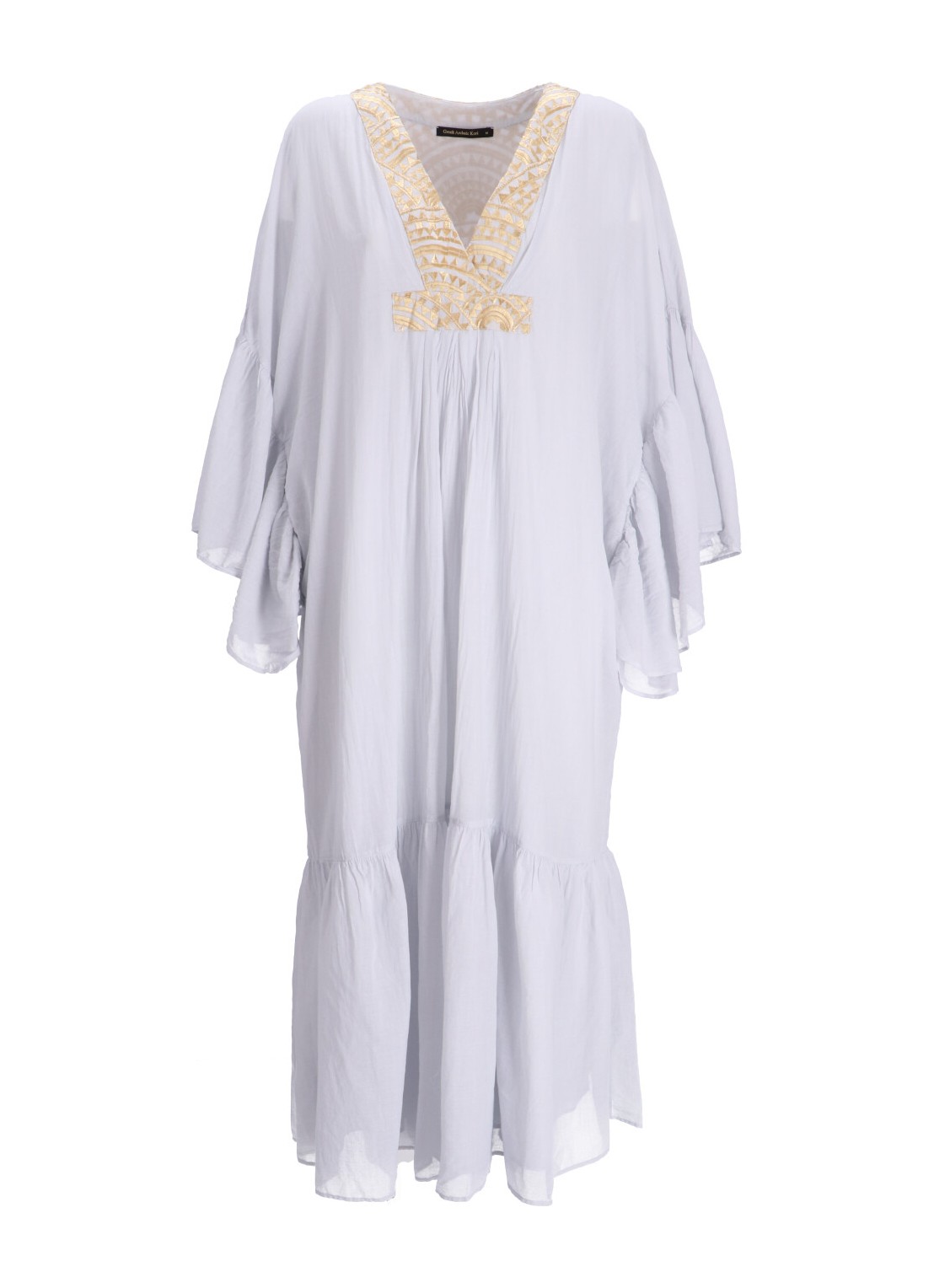 Vestido greek archaic kori dress woman dress long new all over l/s s24k330161 151 talla gris
 