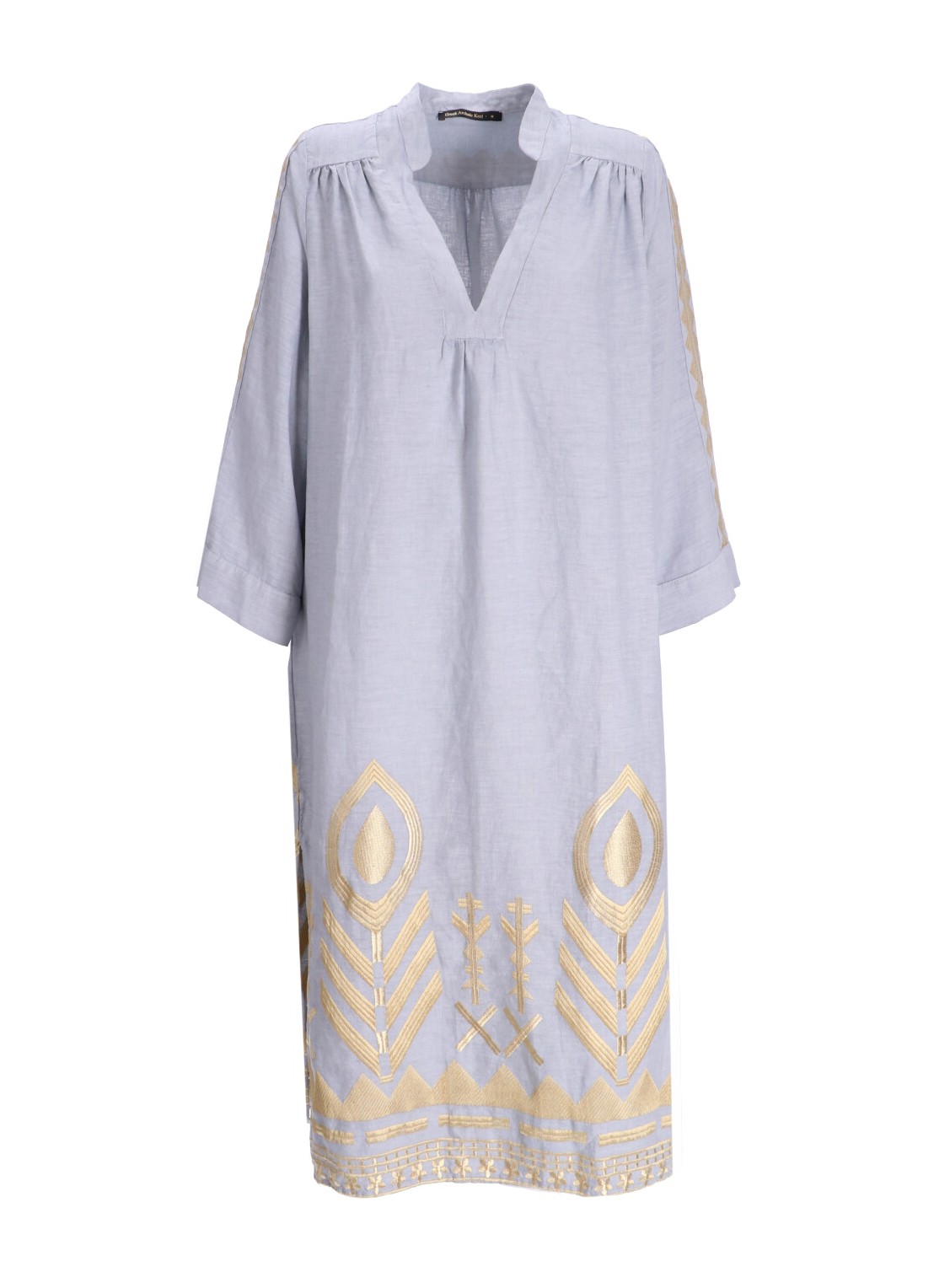 Vestido greek archaic kori dress woman dress long feather chevron l/s s24k230126 148 talla L
 