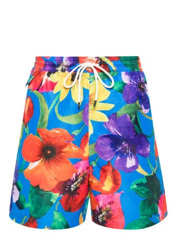 polo ralph lauren bermuda hombre explorer tnk-mid-trunk 710924756001 poppy floral blue