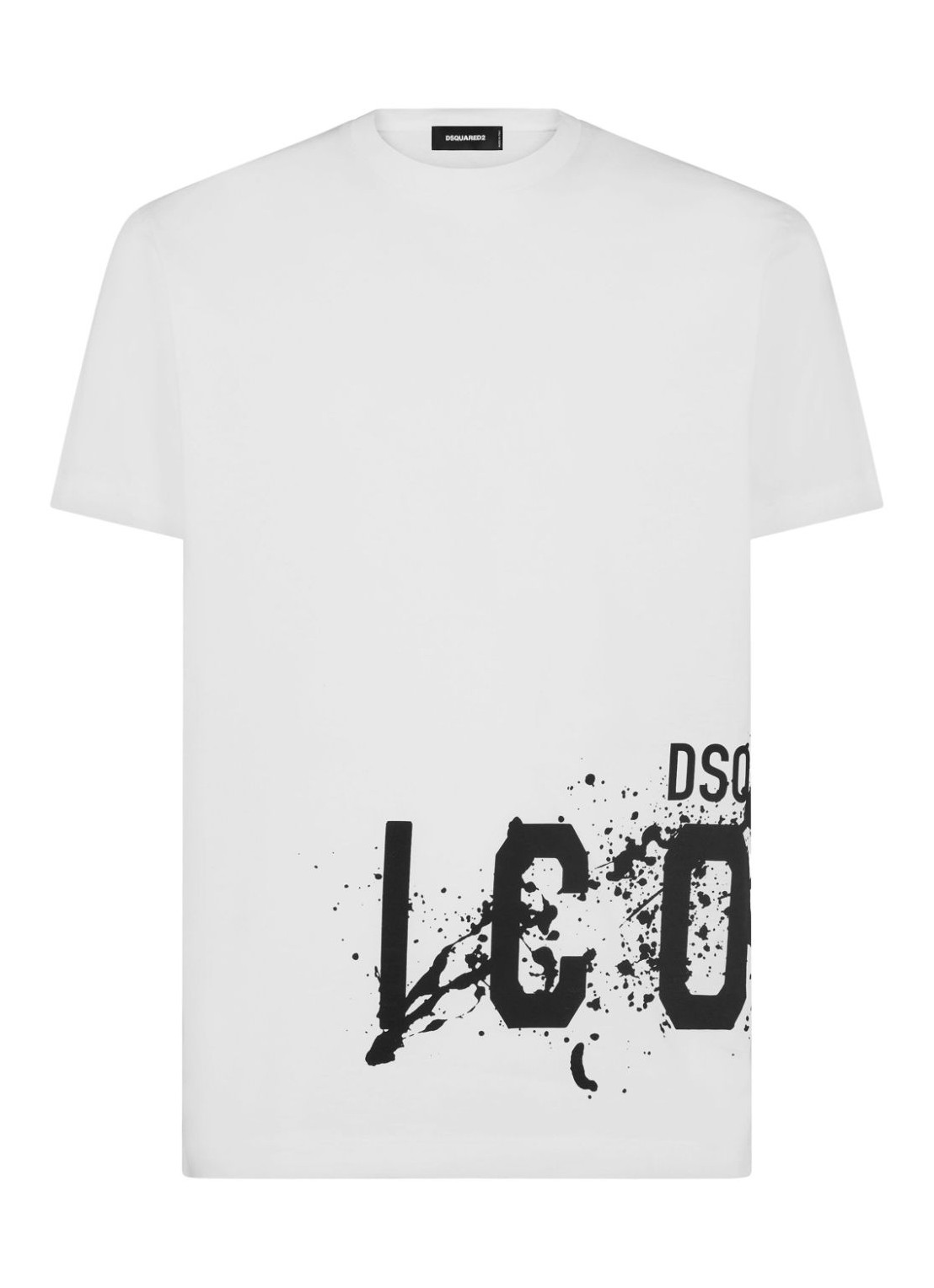 Camiseta dsquared t-shirt man icon splash cool fit tee s79gc0086s23009 100 talla S
 