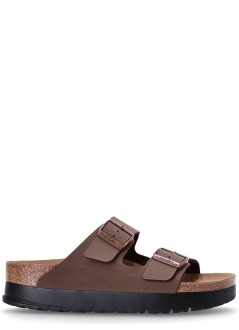 birkenstock planas mujer arizona platform flex bfbc mocca veg 1027417 mocca