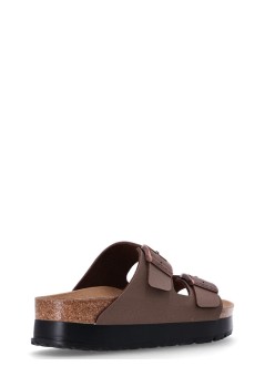 birkenstock planas mujer arizona platform flex bfbc mocca veg 1027417 mocca