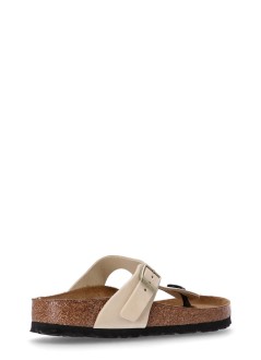 birkenstock flat shoe woman gizeh lenb ecru 1026558 ecru