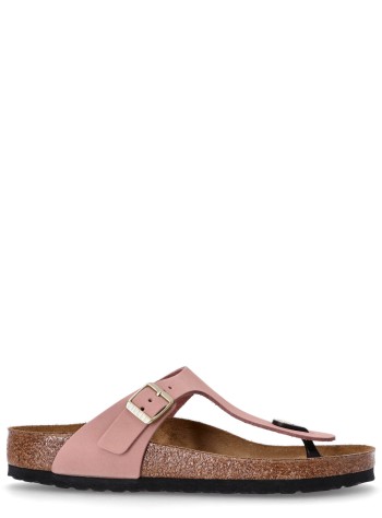 birkenstock flat shoe woman gizeh lenb soft pink 1026518 soft pink