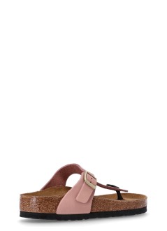 birkenstock flat shoe woman gizeh lenb soft pink 1026518 soft pink