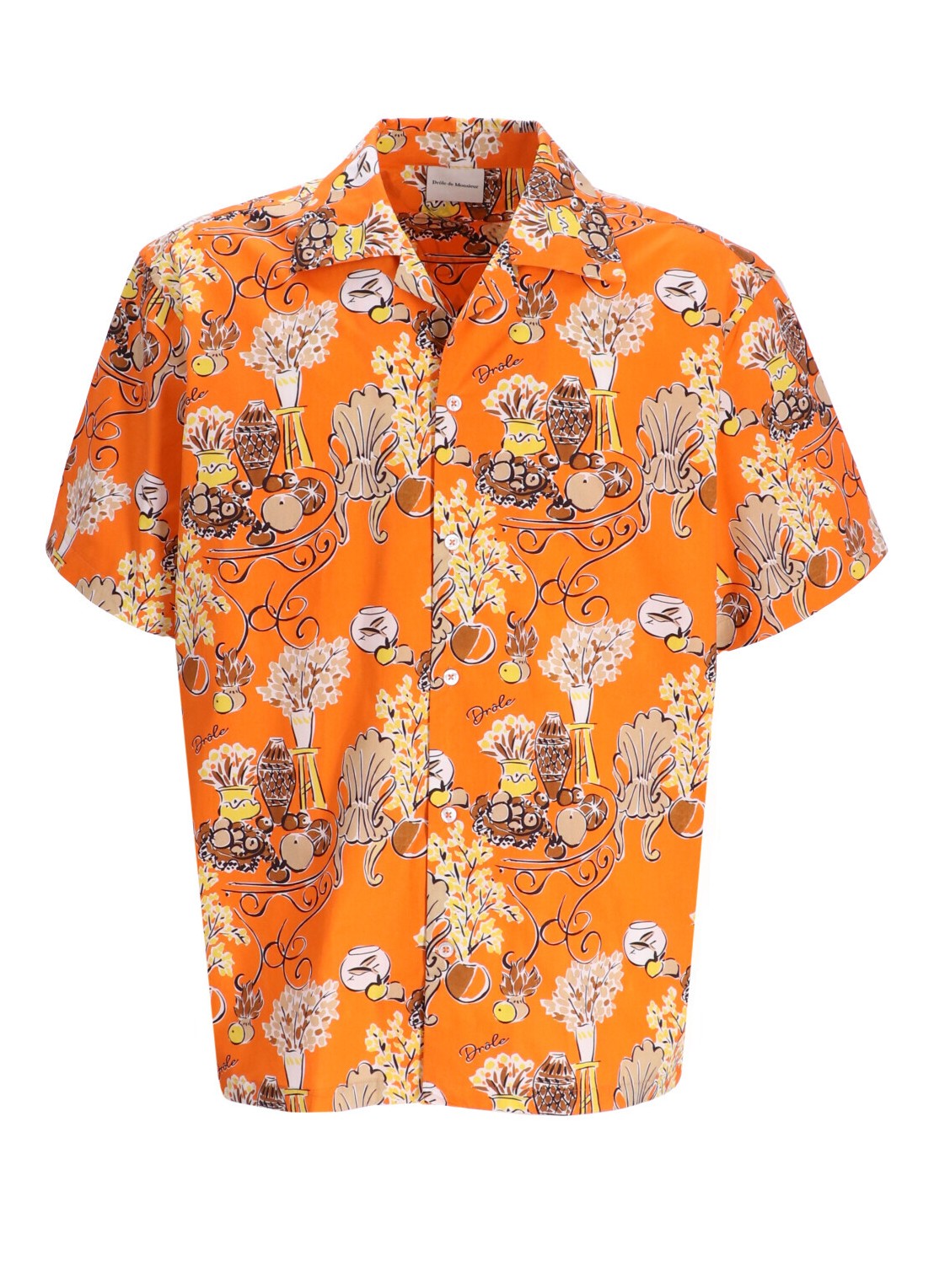 Camiseria drole de monsieur shirt man la chemise terrasse dsh170co128or orange talla XL
 