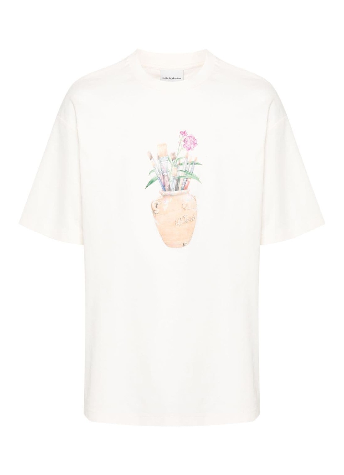 Camiseta drole de monsieur t-shirt man le t-shirt pinceaux dts183co002cm cream talla beige
 