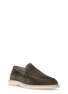hogan casual man h633 millerighe mocassino hxm6330ej40hg0v813 militare medio