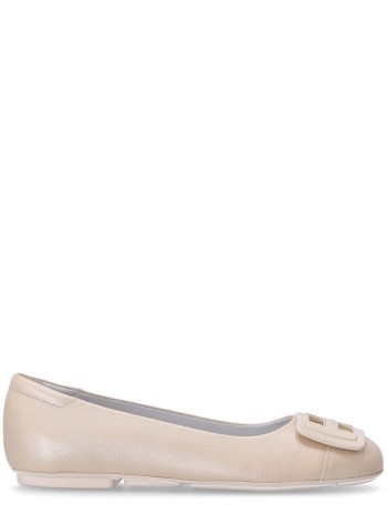 hogan ballerina woman h661 ballerina placca vernciata hxw6610fh80syob018 bianco marmo