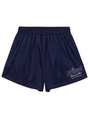 sporty & rich short pant woman prince health mesh disco shorts sh023s414pn navy