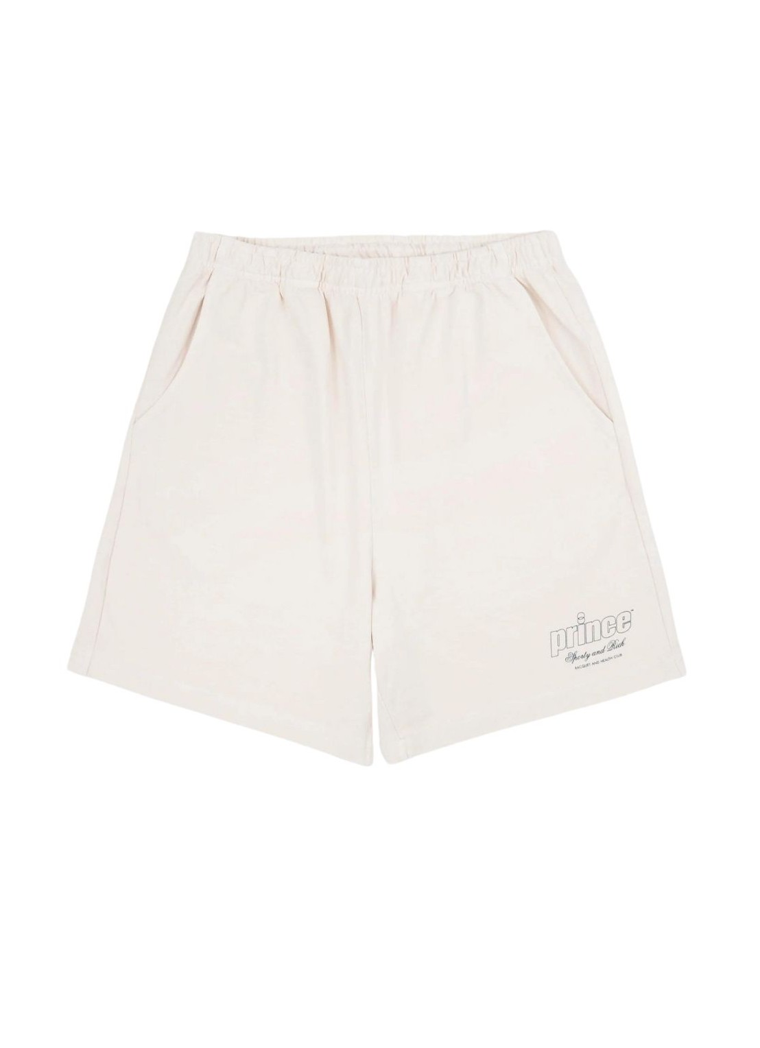 Pantalon corto sporty & rich short pant woman prince health gym shorts sh021s414pc cream talla L
 
