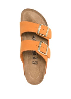 birkenstock flat shoe woman arizona lenb burnt orange 1026732 burnt orange