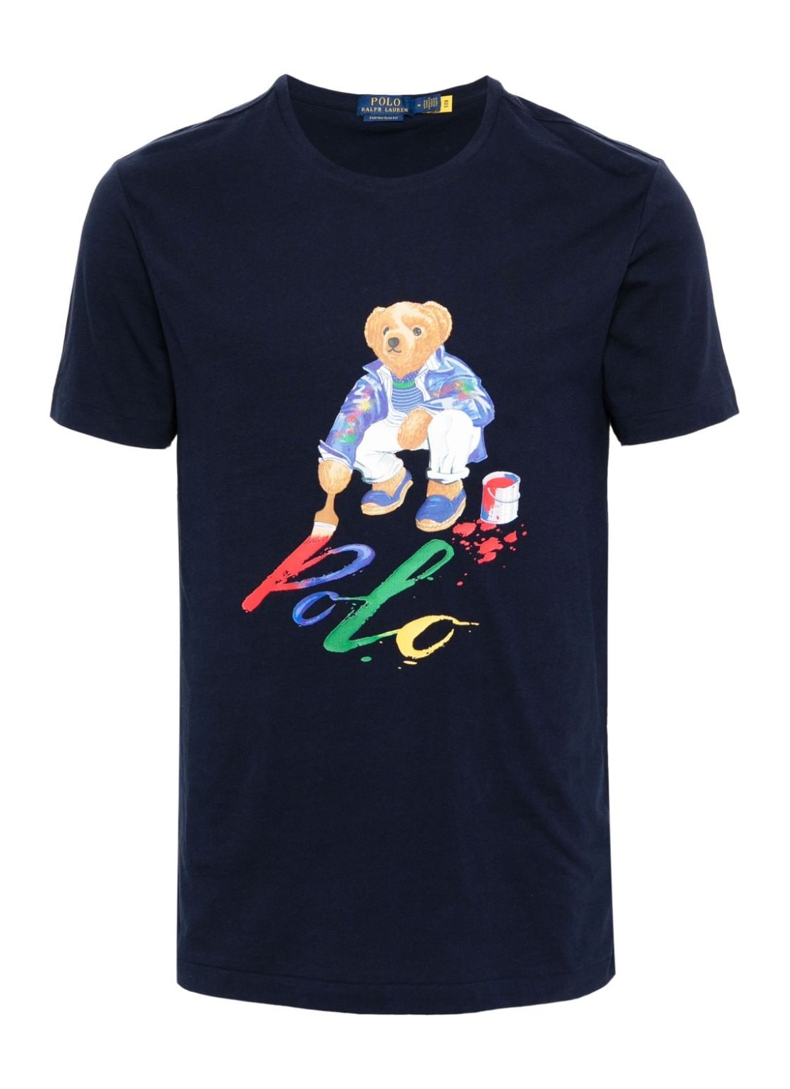 Camiseta polo ralph lauren t-shirt man sscncmslm1-short sleeve-t-shirt 710853310025 cr23 cruise navy