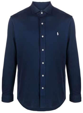 polo ralph lauren camiseria hombre lsfbestatem1-long sleeve-sport shirt 710899386003 cruise navy c1730