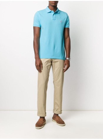 polo ralph lauren polo man sskccmslm1-short sleeve-knit 710782592023 turquoise nova c3664 2