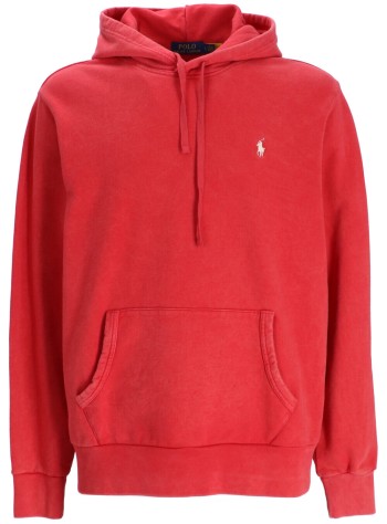 polo ralph lauren sudadera hombre lspohoodm2-long sleevesweatshirt 710916690008 post red