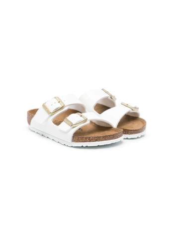 birkenstock sandal man arizona kids bf 1027150 patent white
