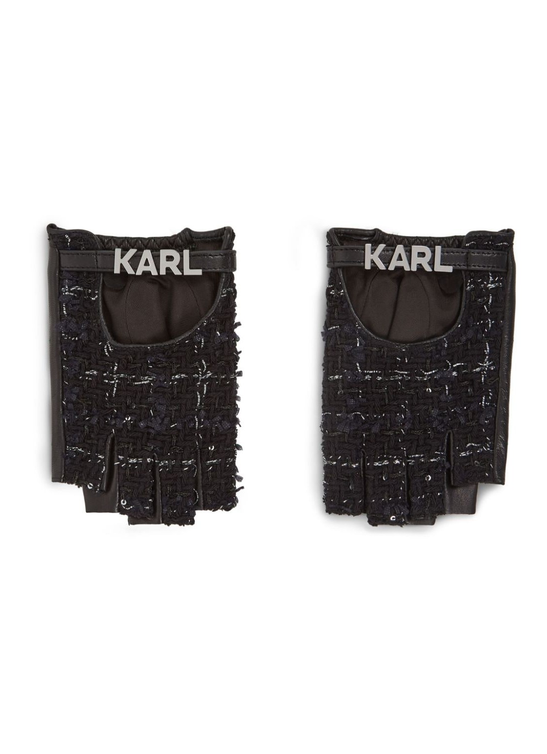Guantes karl lagerfeld gloves woman k/essential boucle fl glove 240w3607 a999 talla negro
 