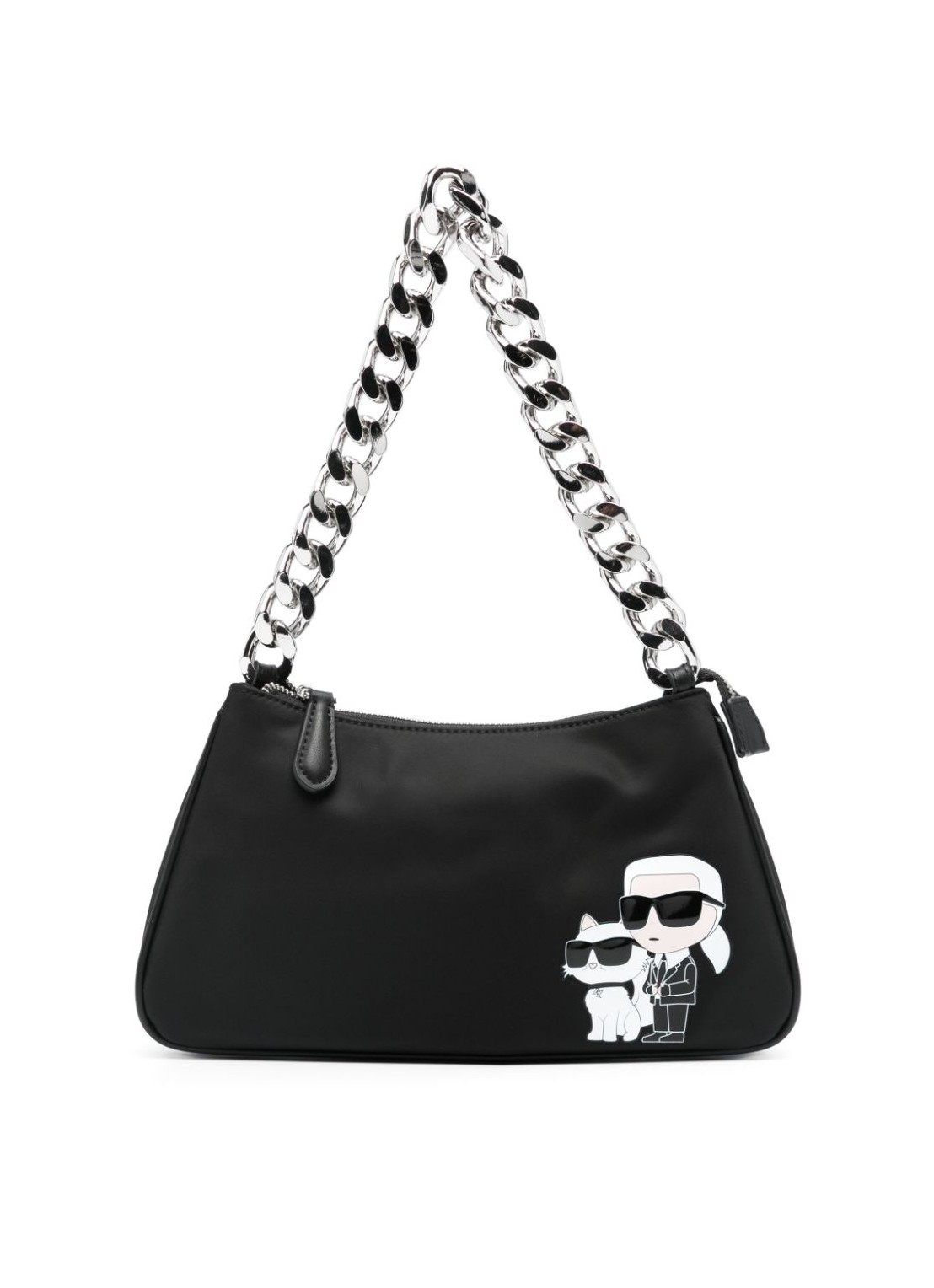 Handbag karl lagerfeld handbag woman k/ikonik 2.0 nylon sm chain sb 240w3077 a999 talla negro
 
