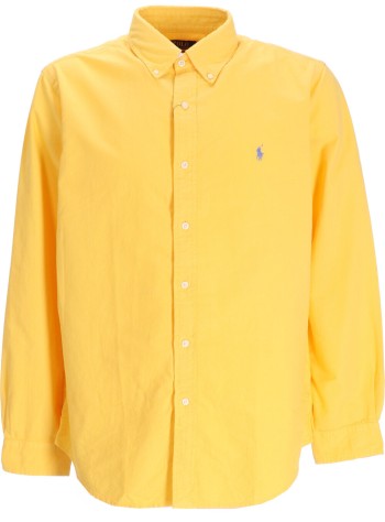 polo ralph lauren camiseria hombre cubdppcs-long sleeve-sport shirt 710805564052 chrome yellow