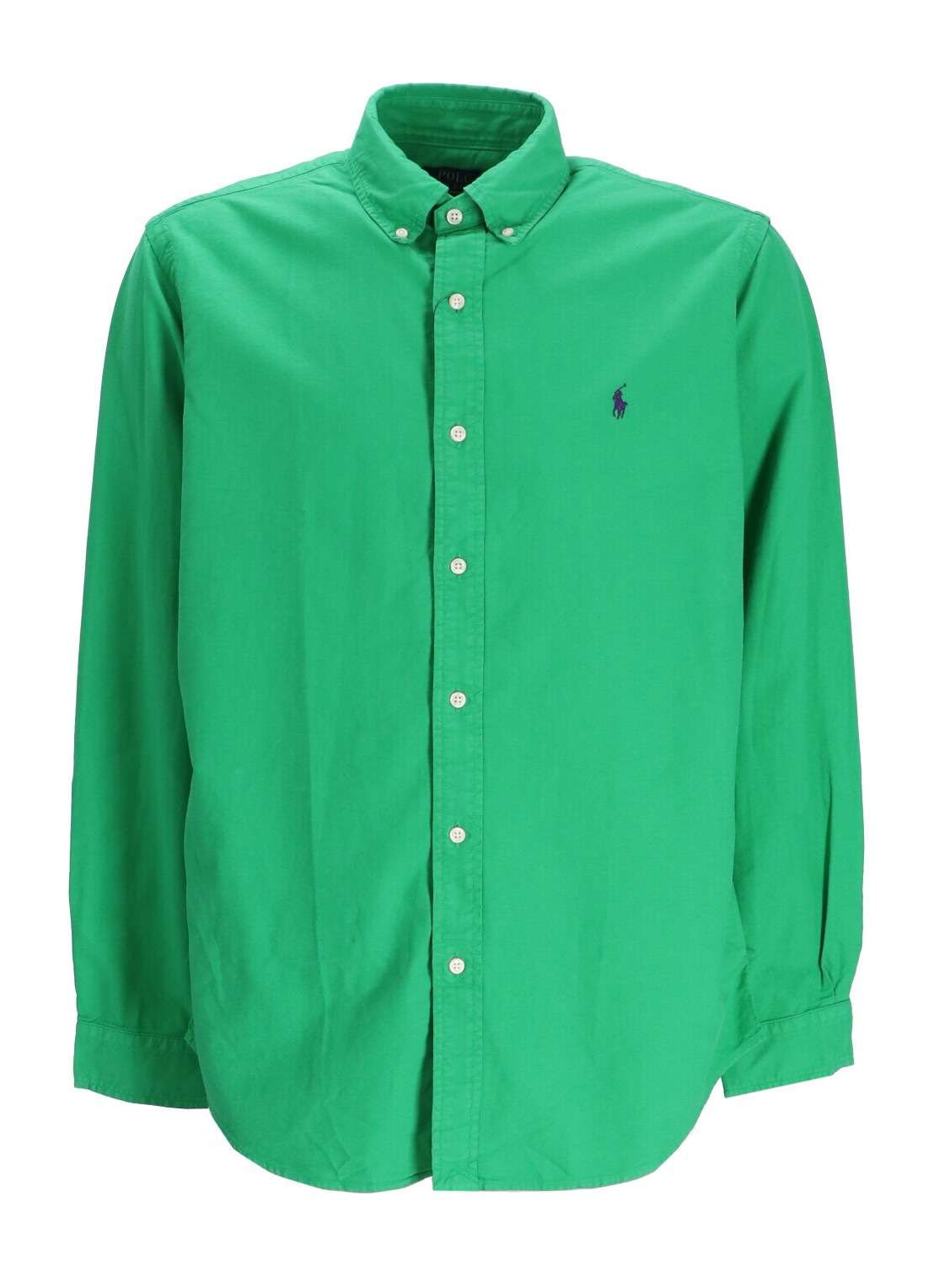 Camiseria polo ralph lauren shirt man cubdppcs-long sleeve-sport shirt 710805564051 preppy green tal