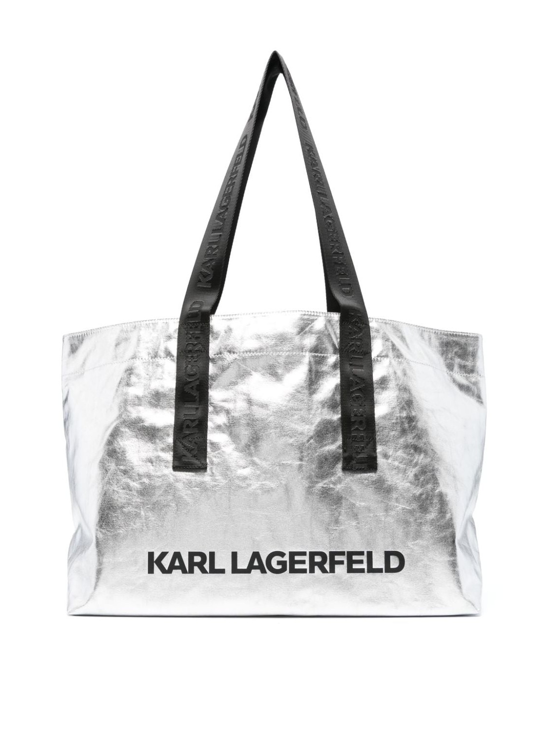 Handbag karl lagerfeld handbag woman k/essential coated shopper 240w3883 a290 talla plata
 