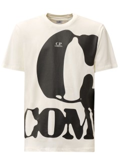 c.p.company t-shirt man 30/1 jersey relaxed logo t-shirt 16cmts144a006586w 103