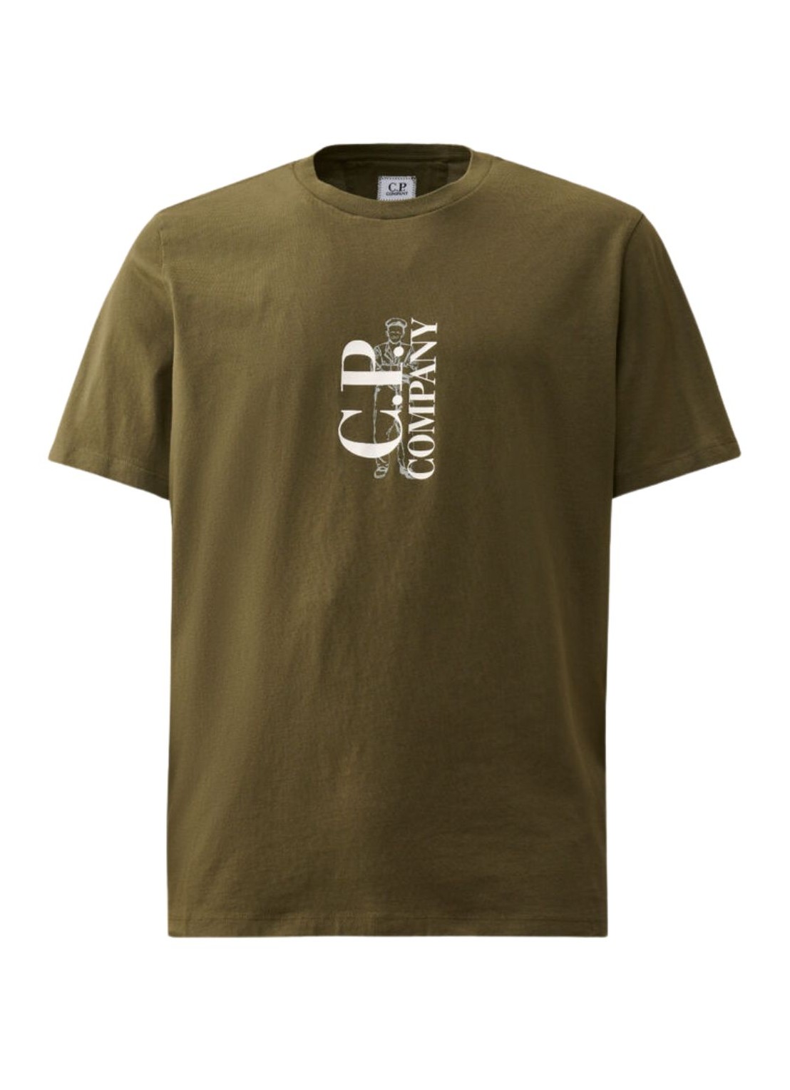 Camiseta c.p.company t-shirt man 30/1 jersey british sailor t-shirt 16cmts139a005100w 683 talla L
 