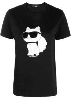 karl lagerfeld top mujer ikonik 2.0 choupette t-shirt 230w1703 999