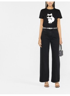 karl lagerfeld top mujer ikonik 2.0 choupette t-shirt 230w1703 999