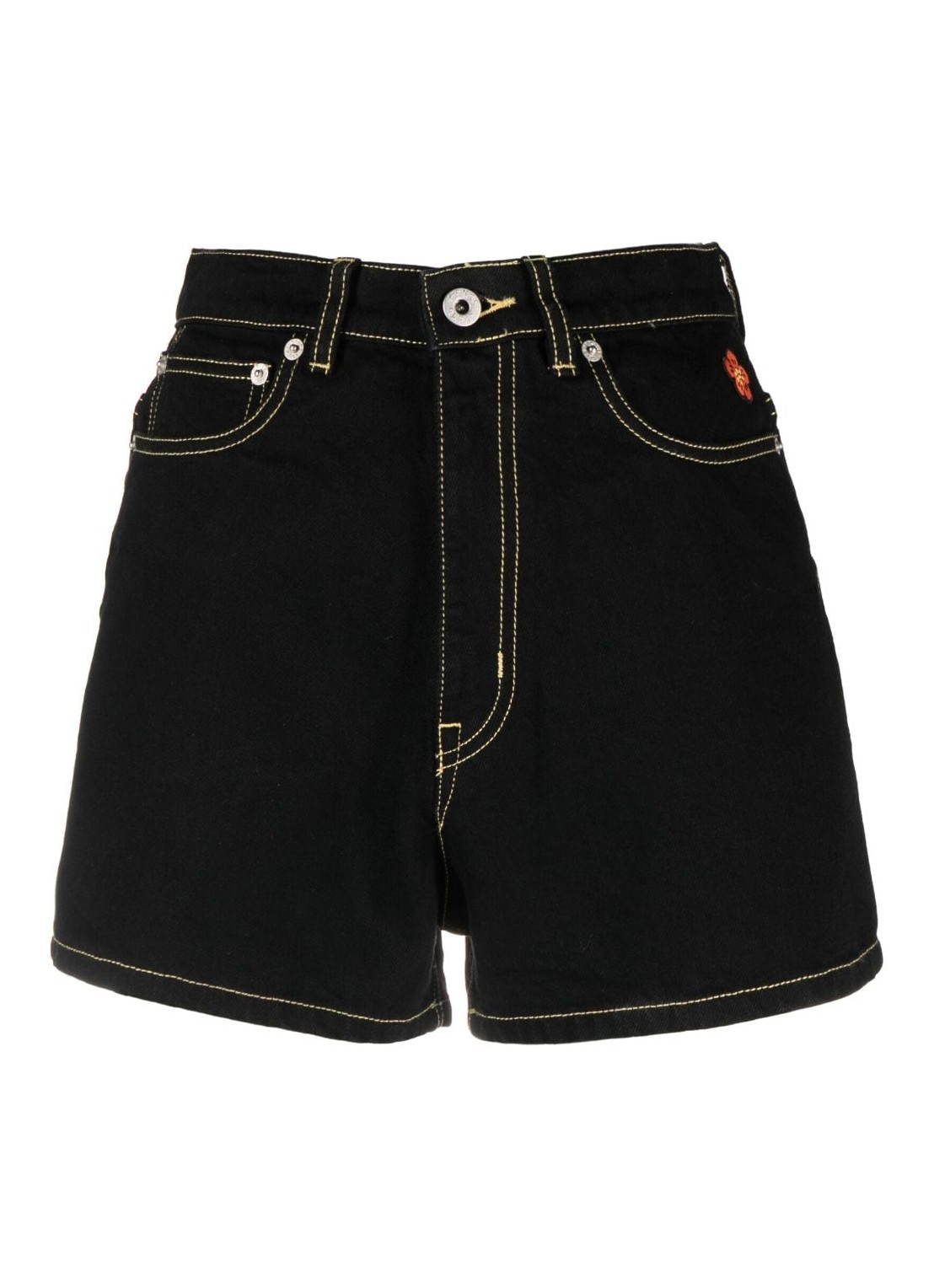 Pantalon corto kenzo short pant woman rinse black denim shorts fd62ds2006c1 bm talla negro
 