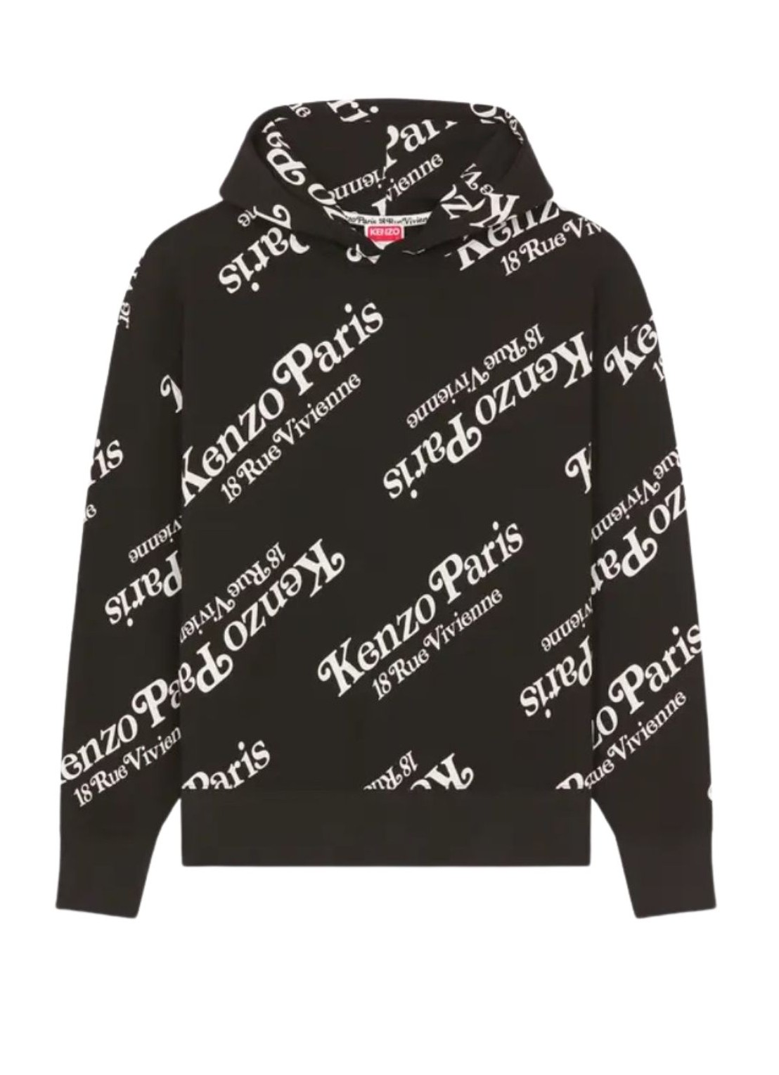 Sudadera kenzo sweater man kenzo by verdy oversize hoodie fe58sw0074mg 99j talla negro
 