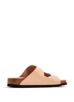 birkenstock flat shoe woman arizona bb lena high shine new beige hex 1026553 high shine new beige