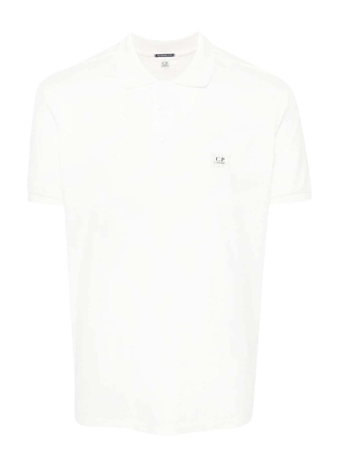 Polo c.p.company polo man 70/2 mercerized jersey polo shirt 16cmpl091a006374g 103 talla blanco
 