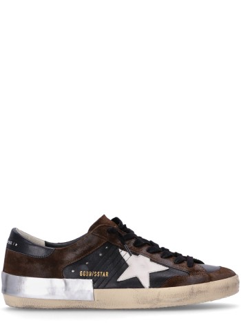 SUPER-STAR NAPPA AND SUEDE UPPER LEATHER STAR NAPPA HEEL