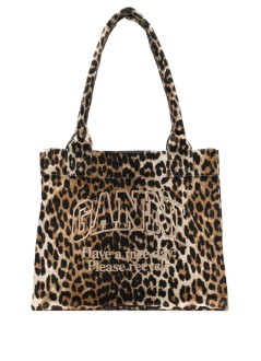 ganni handbag woman large easy shopper print a5807 943
