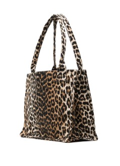 ganni handbag woman large easy shopper print a5807 943