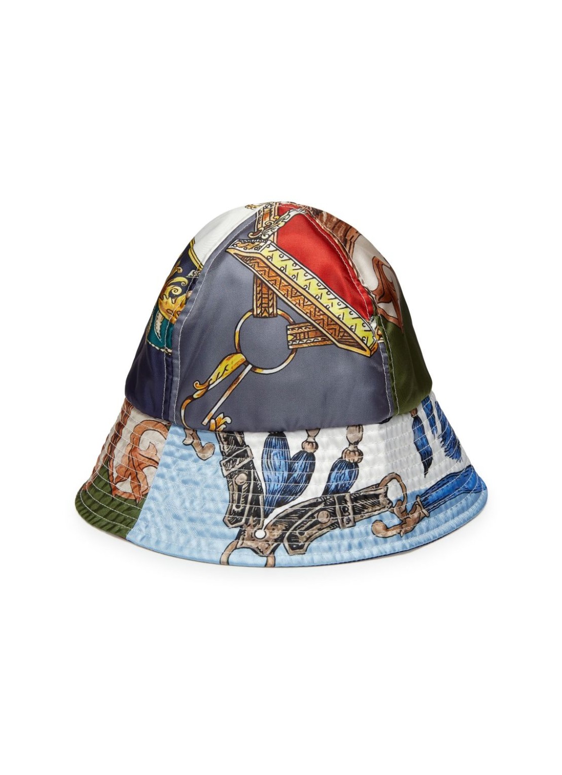 comme des garcons cap man mens bucket hat woven fmk601 dark Talla T U Color multi